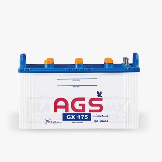 AGS GX175 Unsealed Lead Acid Battery for Car and UPS