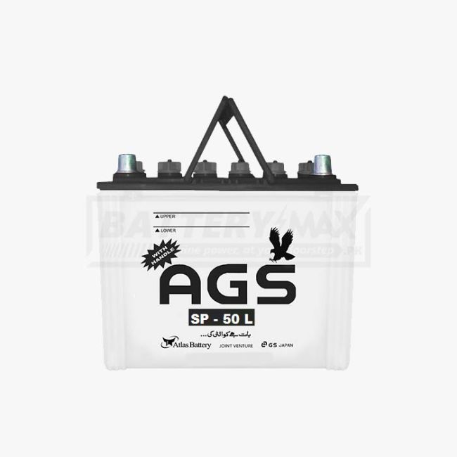 AGS SP-50L Lead Acid Unsealed Car Battery