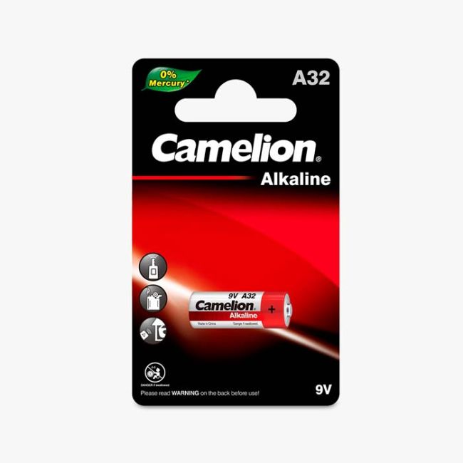 Camelion Alkaline High Volt A32 9V Battery | 1 Pack