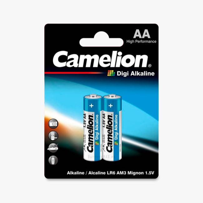 Camelion Digi Alkaline AA Battery LR6 | 2 Pack