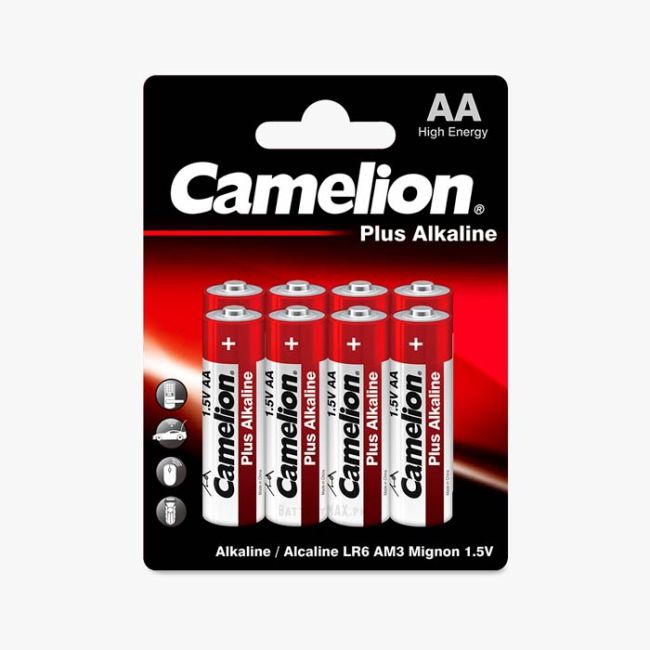 Camelion Plus Alkaline AA Battery | 8 Pack