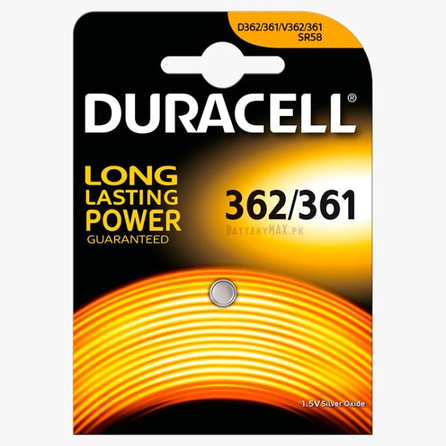 Duracell 361 / 362 Button Cell Silver Oxide Battery | 1 Pack