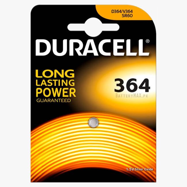 Duracell 364 Button Cell Silver Oxide Battery | 1 Pack