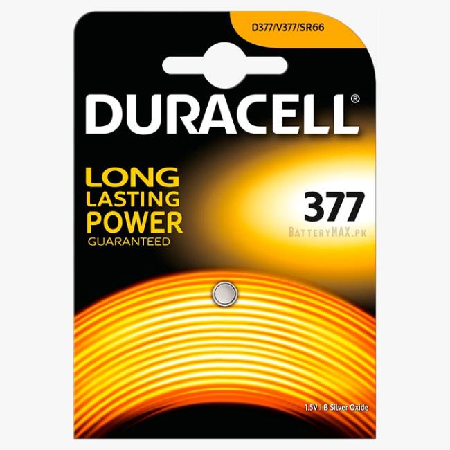 Duracell 376 / 377 Button Cell Silver Oxide Battery | 1 Pack