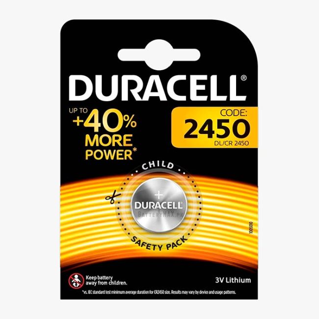 Duracell CR2450 Button Cell Lithium Battery | 1 Pack