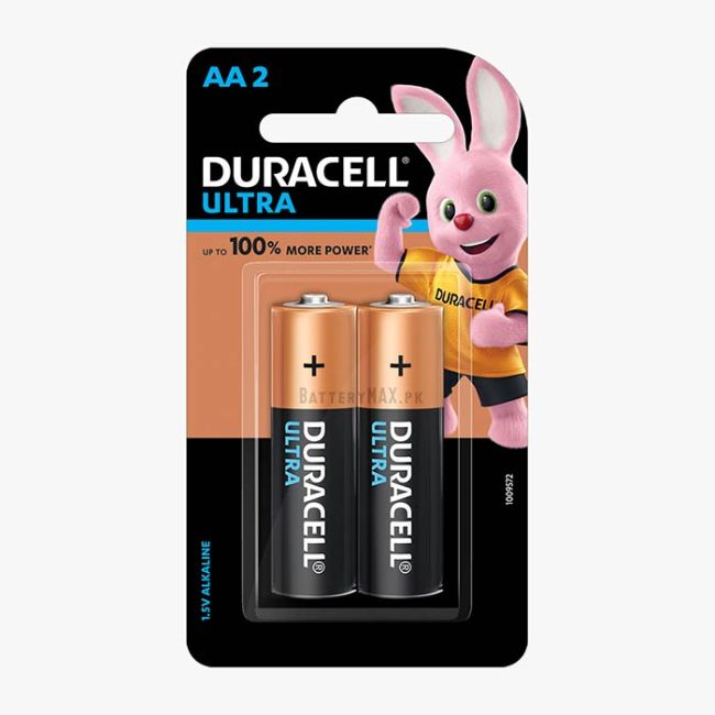 Duracell Ultra AA Alkaline Battery LR6 | 2 Pack
