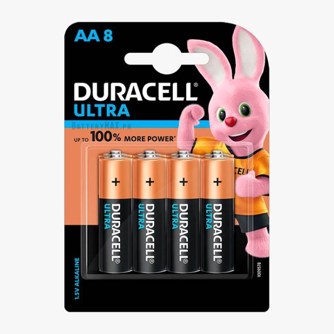 Duracell Ultra AA Alkaline Battery LR6 | 8 Pack