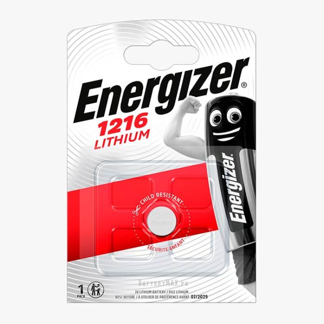 Energizer CR1216 Lithium Button Cell Battery | 1 Pack