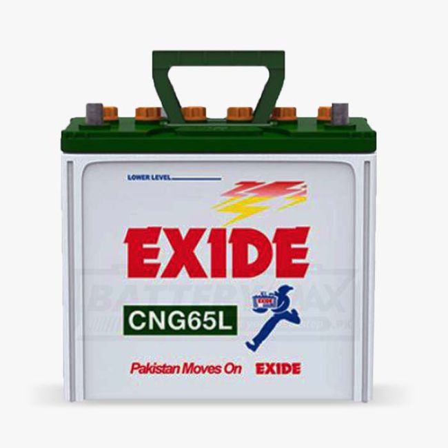 EXIDE CNG65L Unsealed Lead Acid Battery for Car and UPS