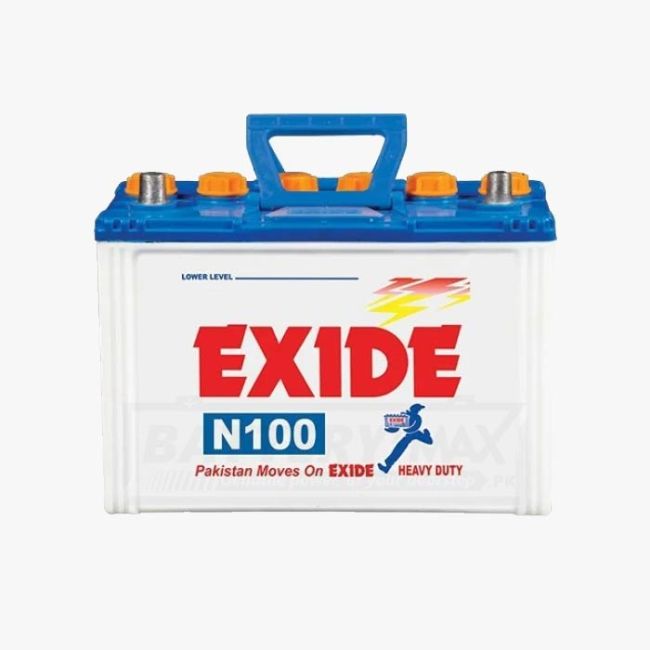 EXIDE N100 Lead Acid Unsealed Car Battery
