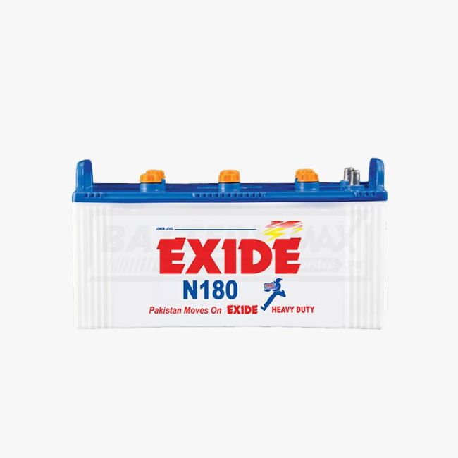 EXIDE N180 Lead Acid Unsealed Car Battery