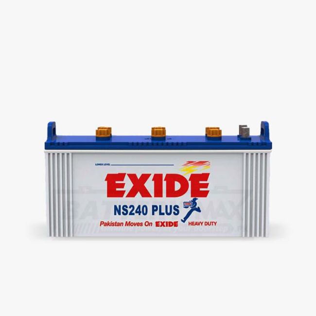 EXIDE NS240Plus Unsealed Lead Acid Battery for Car and UPS