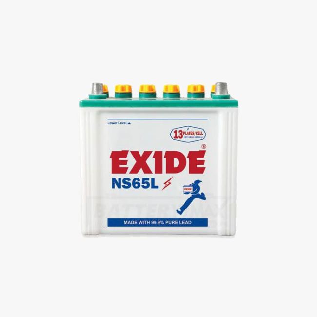 EXIDE NS65L Lead Acid Unsealed Car Battery