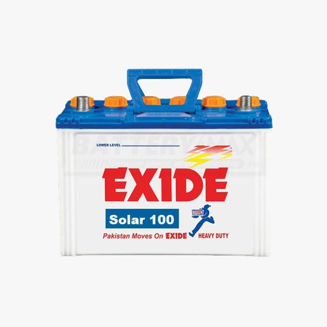 EXIDE SOLAR-100 Lead Acid Unsealed UPS & Solar Battery