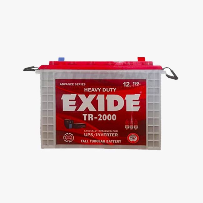 EXIDE TR-2000 Deep Cycle Lead Acid Unsealed Tubular UPS & Solar Battery