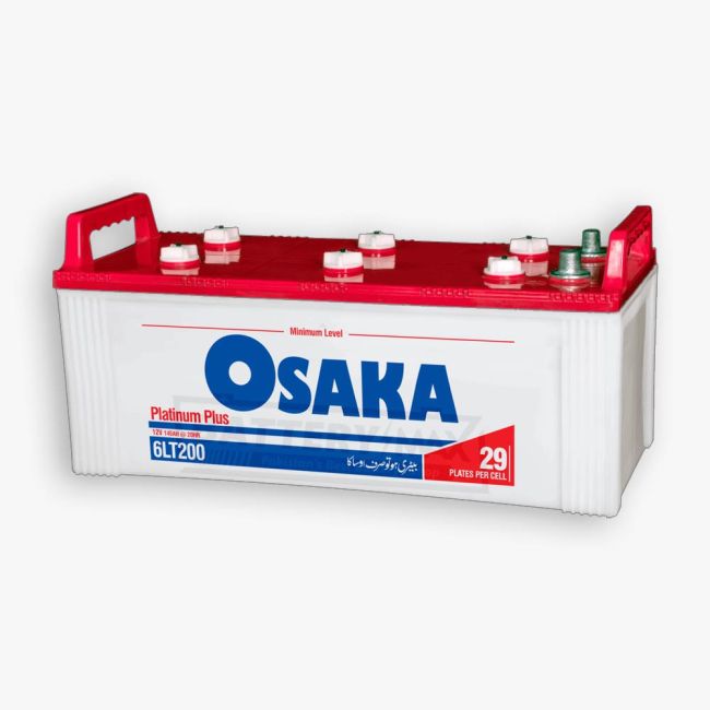 Osaka 6LT-200 Platinum Plus Lead Acid Unsealed Car Battery