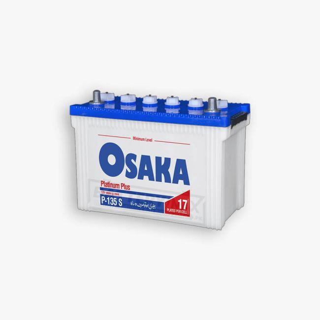 Osaka P135-S Platinum Plus Lead Acid Unsealed Car Battery