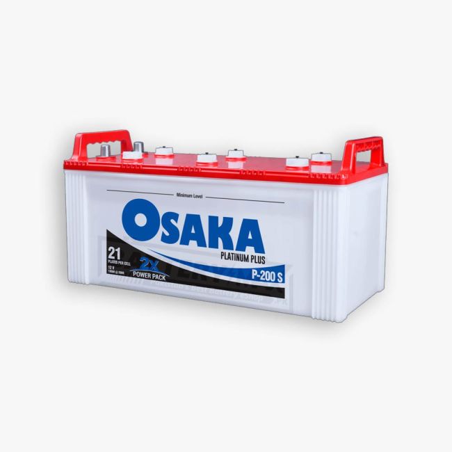 Osaka P200-S Platinum Plus Lead Acid Unsealed Car Battery