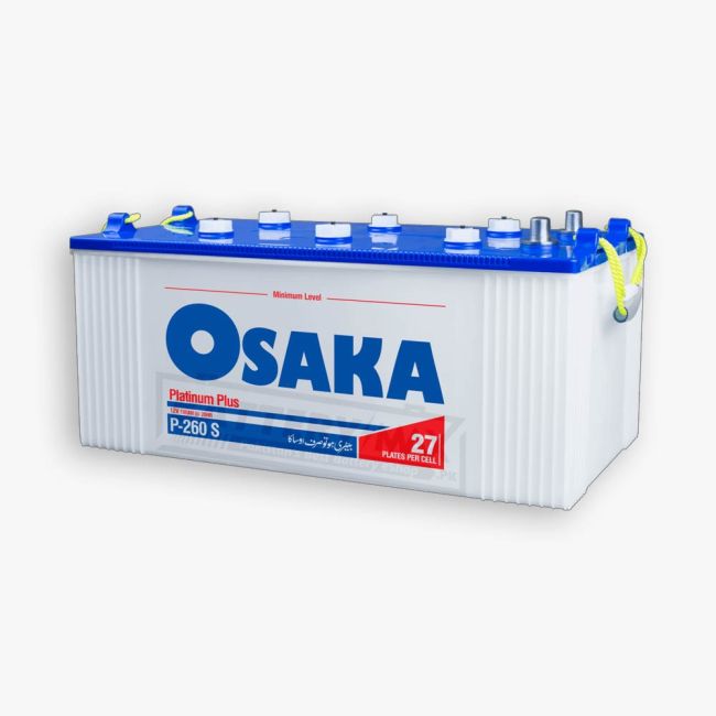 Osaka P260-S Platinum Plus Lead Acid Unsealed Car Battery