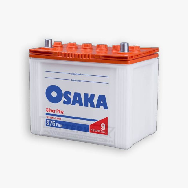 Osaka S75+ Lead Acid Unsealed Car Battery