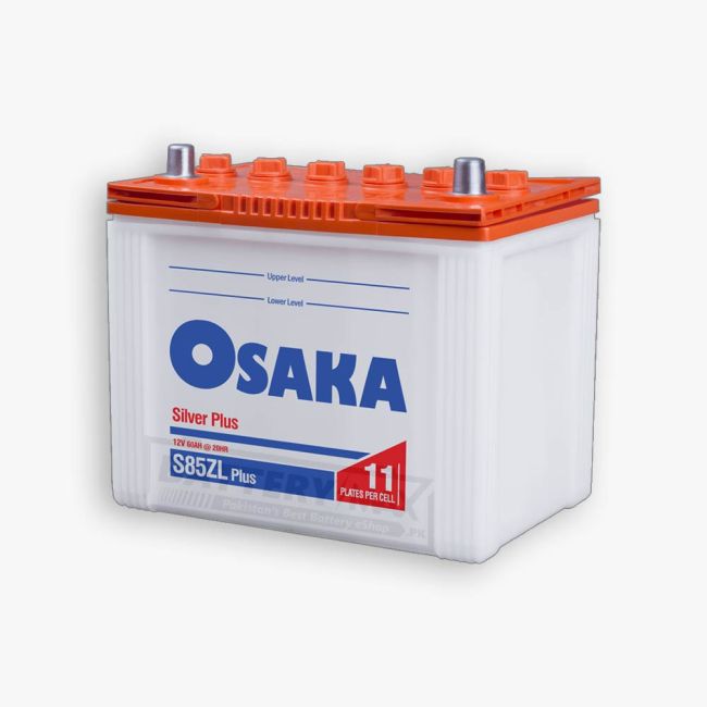 Osaka S85ZL+ Lead Acid Unsealed Car Battery