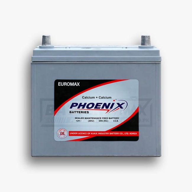 Phoenix EUROMAX-90L Maintenance Free Lead Acid Sealed Car Battery