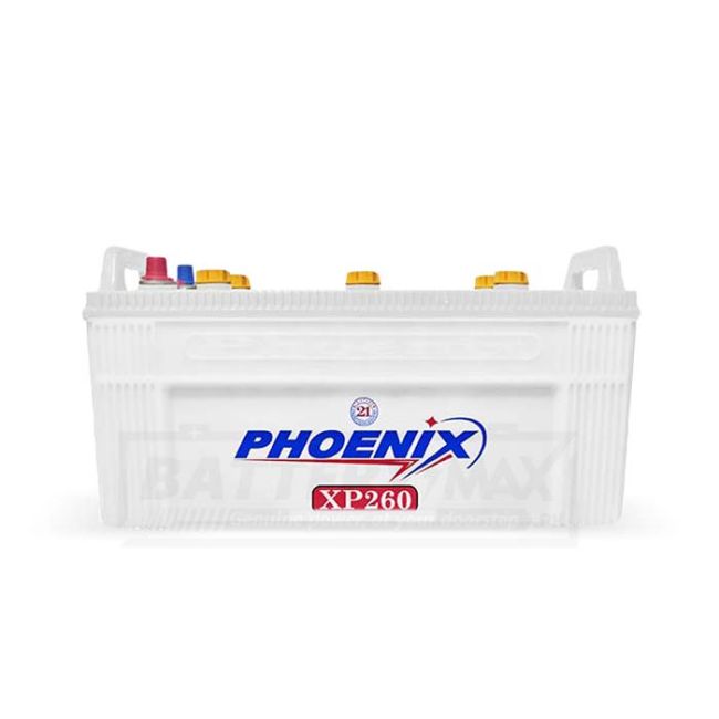 Phoenix XP260 Unsealed Lead Acid Battery for Car and UPS