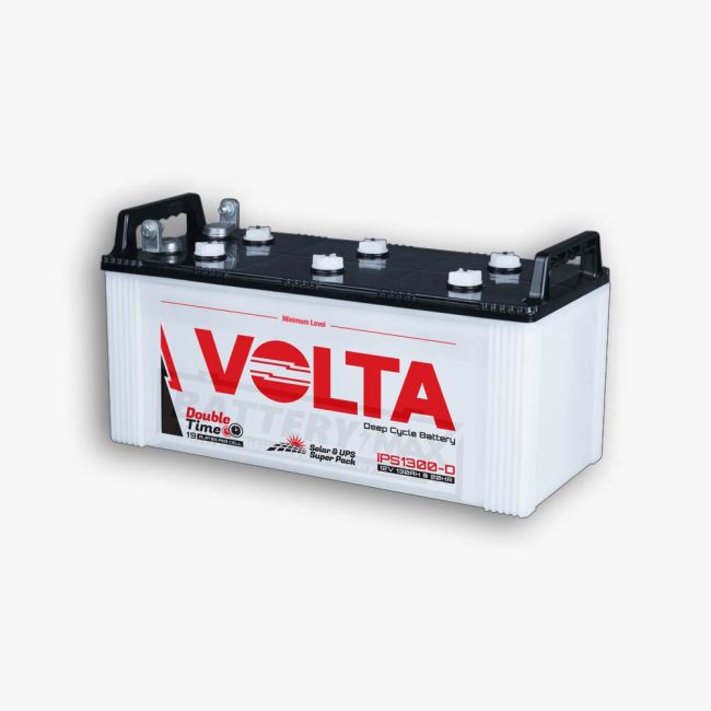 Volta IPS1300-D Deep Cycle Lead Acid Unsealed UPS & Solar Battery