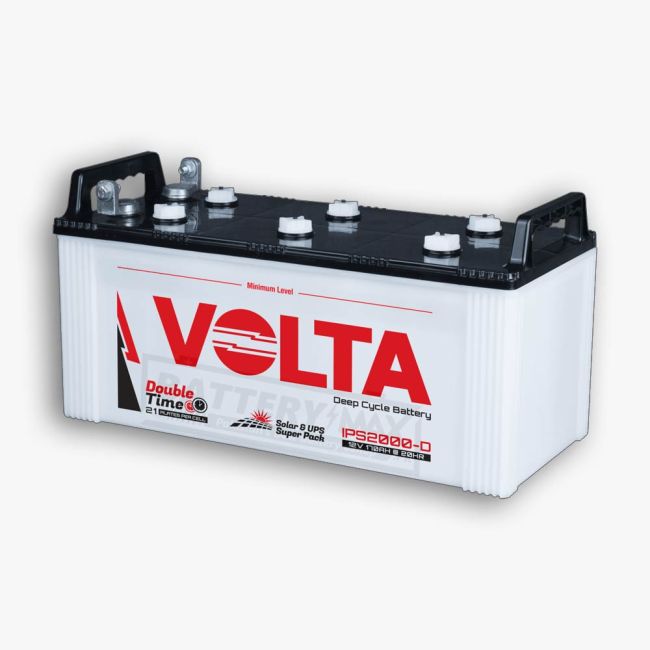 Volta IPS2000-D Deep Cycle Lead Acid Unsealed UPS & Solar Battery