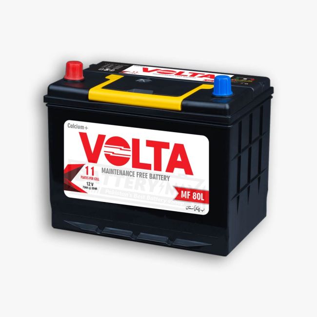 Volta MF80L Lead Acid Sealed Car Battery