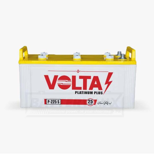 Volta PLATINUM PLUS P-225 S Unsealed Lead Acid Battery for Car and UPS