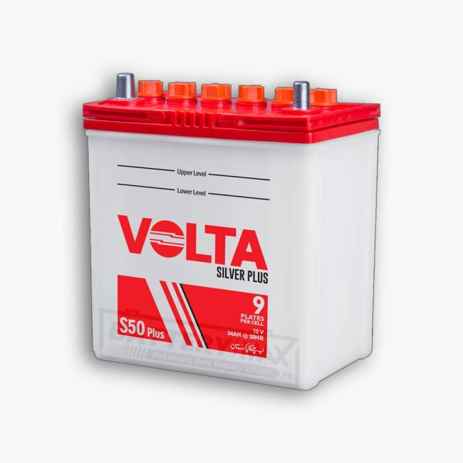 Volta S50L+ Lead Acid Unsealed Car Battery