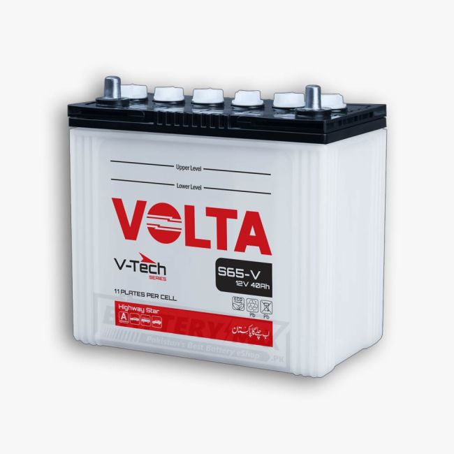 Volta S65-VR V-Tech Lead Acid Unsealed Car Battery