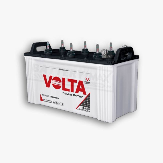Volta TA-1400 Deep Cycle Lead Acid Unsealed Tubular UPS & Solar Battery