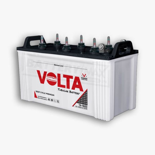 Volta TA-1600 Deep Cycle Lead Acid Unsealed Tubular UPS & Solar Battery