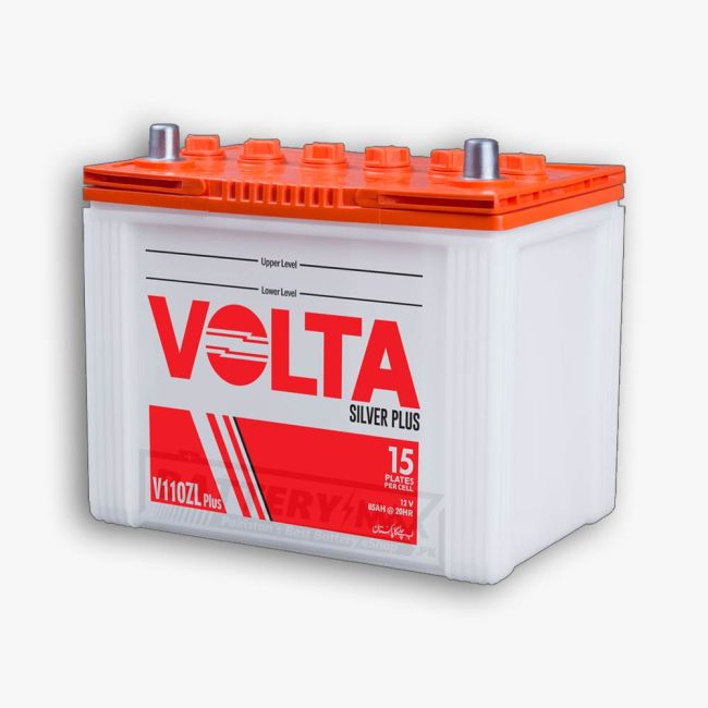 Volta V110ZL+ Lead Acid Unsealed Car Battery