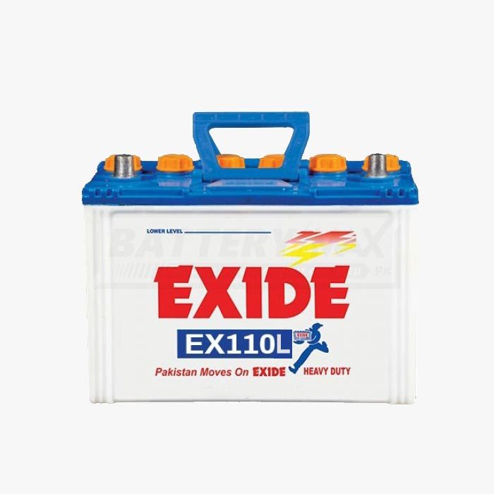 EXIDE EX110L Lead Acid Unsealed Car Battery Pakistan's Best Battery