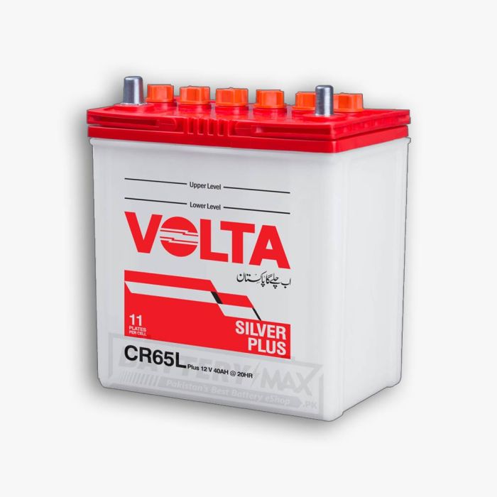 Volta CR65L+ Lead Acid Unsealed Car Battery Pakistan's Best Battery