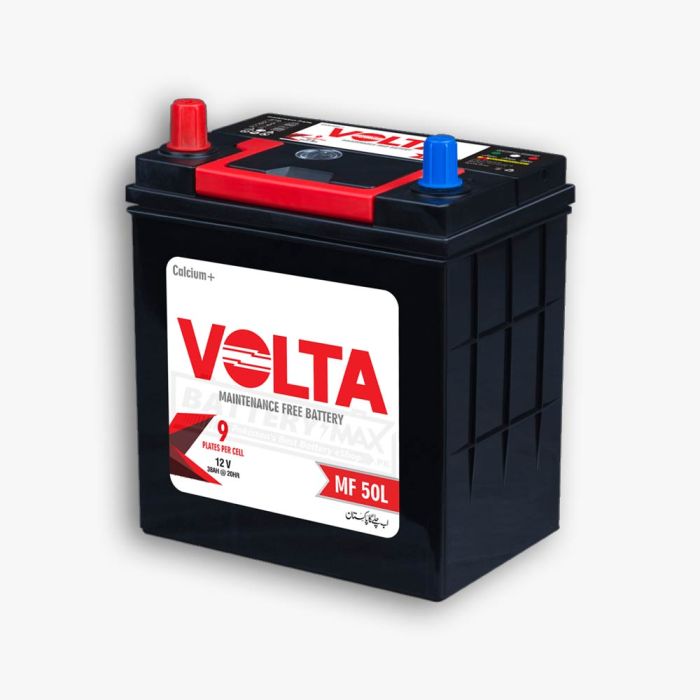 Volta MF50L Lead Acid Sealed Car Battery Pakistan's Best Battery