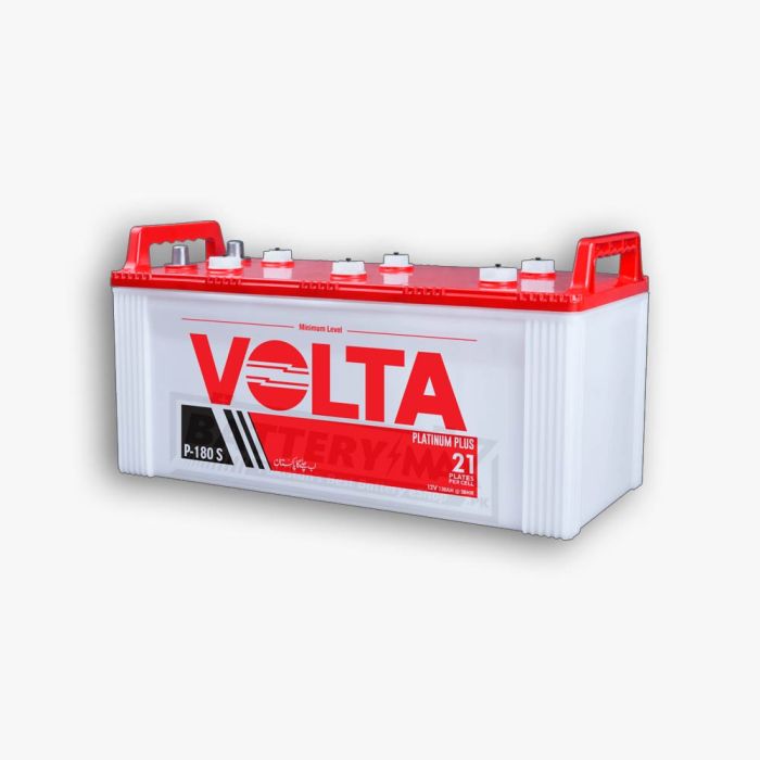 Volta P180 S PLATINUM PLUS Lead Acid Unsealed Car Battery Pakistan's